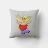 Little Witch Throw Pillow Kissen (Rückseite)