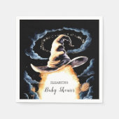 Little Wizard Hat Baby Dusche Serviette (Vorderseite)