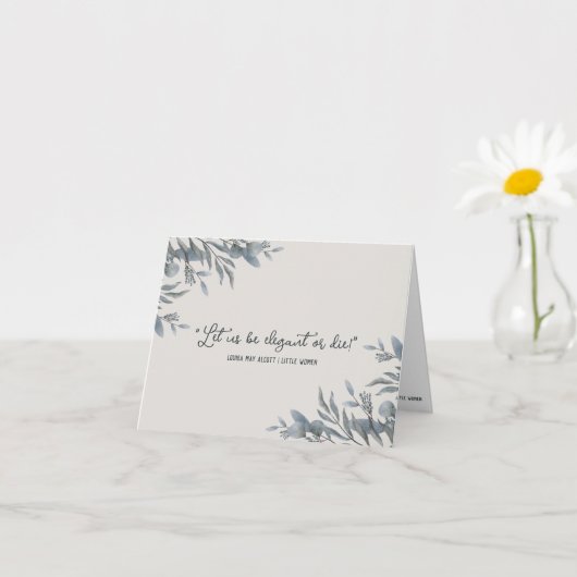 Little Women Inspiriert Notecard Karte (Kleines Gewächs)