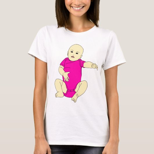 Little Wonder-Baby Pop Kunstmalerei T-Shirt (Vorderseite)