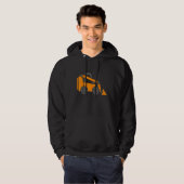 Little Worker Construction Skid Steer Loader Tract Hoodie (Vorne ganz)