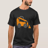 Little Worker Construction Skid Steer Loader Tract T-Shirt (Vorderseite)