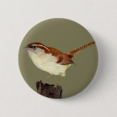 Little Wren Button (Vorderseite)