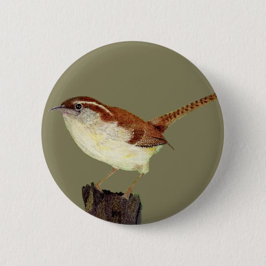 Little Wren Button (Vorderseite)