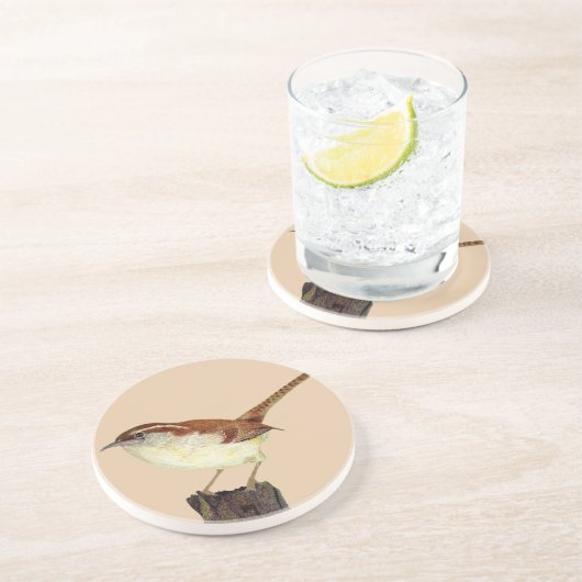 Little Wren Getränkeuntersetzer (Seite)
