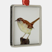 Little Wren Ornament Aus Metall (Rechts)