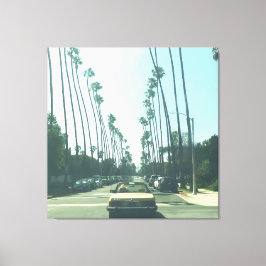 Little Yellow Car Leinwanddruck