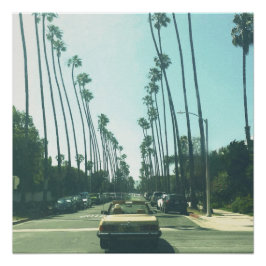 Little Yellow Car Poster