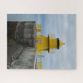 Little Yellow Lighthouse in Reykjavik, Island Puzzle (Horizontal)