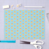 "Little Yellow Owl" Seidenpapier (Handwerk)