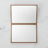 Little Yellow Pony Weihnachtsdekoration Feiertagskarte (Innenseite)