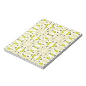 Little Yellow Roses Notizblock (Rotiert)