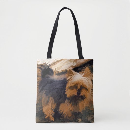 Little Yorkie - Yorkshire Terrier Dog Tasche (Vorderseite)