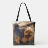 Little Yorkie - Yorkshire Terrier Dog Tasche (Rückseite)