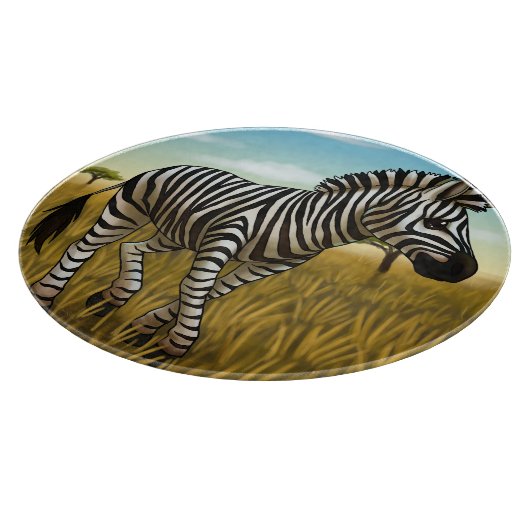 Little Zebra cutting board Schneidebrett (Ecke)