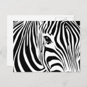 Little Zebra Postcard Postkarte (Vorne/Hinten)