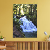 Little Zigzag Falls, Oregon Leinwanddruck (Insitu (Wohnzimmer))