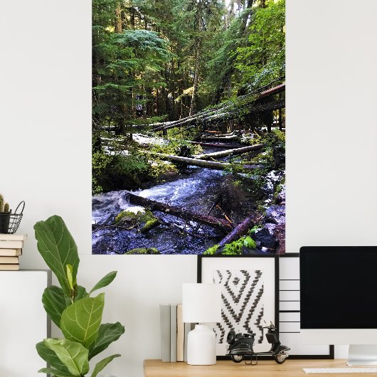 Little Zigzag River, Oregon Poster (Heimbüro)