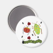 Littlebeane Bugs Insekten Ladybug Ant Raupe Magnet (Vorderseite/Rückseite)