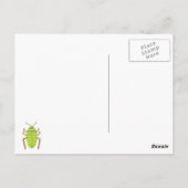 Littlebeane Bugs Insekten Ladybug Ant Raupe Postkarte (Rückseite)