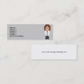 littledoctor1, mini visitenkarte (Vorne/Hinten)