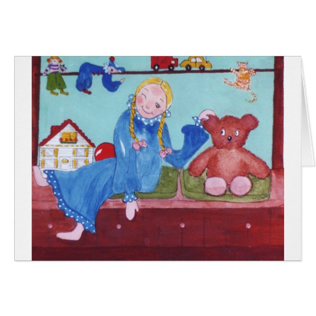 LittleGirl u. TeddyBear (Vorderseite (Horizontal))