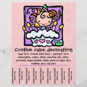 LittleGirlie Cake Decorator Tränenbogen Flyer