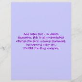 LittleGirlie Cake Decorator Tränenbogen Flyer (Hinten)