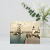 Littlehampton Pier and Harbour, England Postkarte (Stehend Vorderseite)
