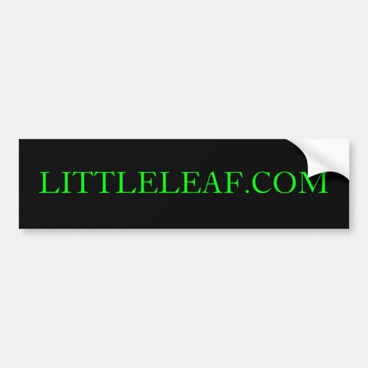 LITTLELEAF.COM Autoaufkleber (Vorne)