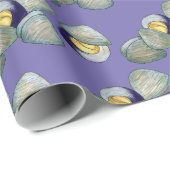 Littleneck Clams Seafood Clambake Clam Gravur Geschenkpapier (Rolleneckpunkt)
