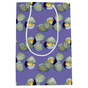 Littleneck Clams Seafood Clambake Clam Gravur Mittlere Geschenktüte