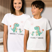 Littlesaurus Lieben Mamasaurus Familie Matching T- T-Shirt