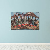 Littleton, Colorado - Große Buchstabenszenen Leinwanddruck (Insitu (Holzboden))