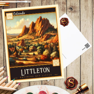 Littleton, Colorado Vintage Ansichtskarte Postkarte
