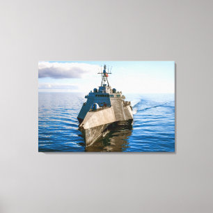 LITTORALE KAMPFSCHIFFE - LCS-16 24x36 Leinwanddruck