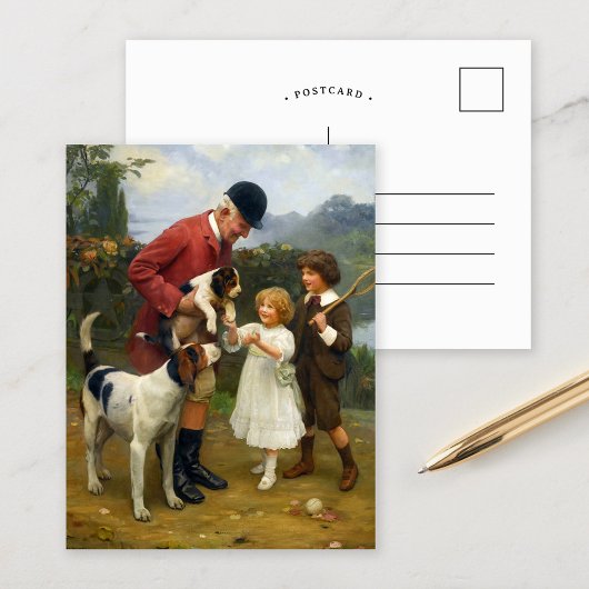 Litze | Arthur John Elsley Postkarte