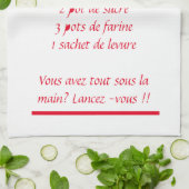 Litzen Rezept Geschirrtuch (Gefaltet)