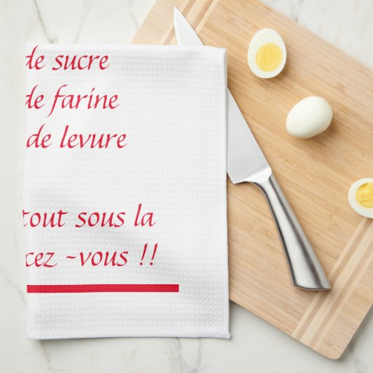 Litzen Rezept Geschirrtuch (Viertel Falte)