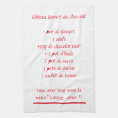 Litzen Rezept Geschirrtuch (Vertikal)