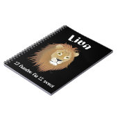 Liun 23 fanadur fin 22 avust Notizheft Notizblock (Linke Seite)