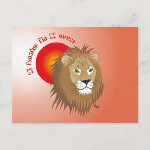 Liun 23 fanadur fin 22 avust Postkarte