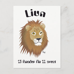 Liun 23 fanadur fin 22 avust Postkarte