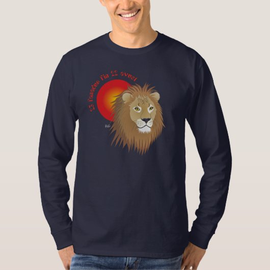 Liun 23 fanadur fin 22 avust T-Shirt (Vorderseite)