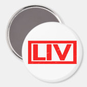 Liv Briefmarke Magnet (Vorderseite/Rückseite)