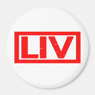 Liv Briefmarke Magnet