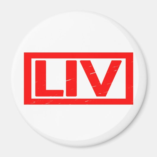 Liv Briefmarke Magnet (Vorne)