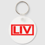 Liv Briefmarke Schlüsselanhänger (Vorderseite)