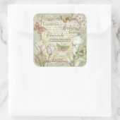 Livbelieve Cherish Quadratischer Aufkleber (Tasche)