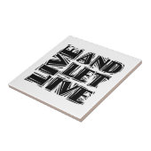 Live-12-Step-Erholung-Slogan-Angebot Gelassen Fliese (Seite)